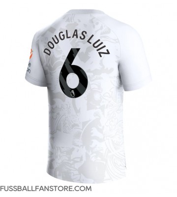 Aston Villa Douglas Luiz #6 Replik Auswärtstrikot 2023-24 Kurzarm